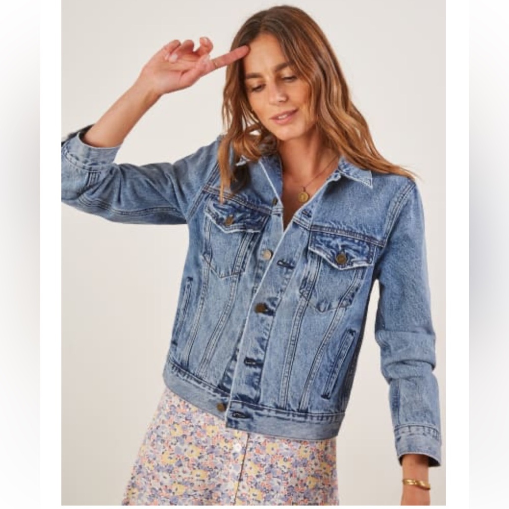 Reformation Denim Jean Jacket